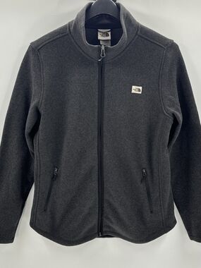 Vintage The North Face Women's Crescent Full Zip Black Size L